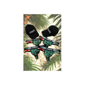 Pack 4 Strings Homme LM2402-57ARO LOOKME + 2 Casquettes Offertes